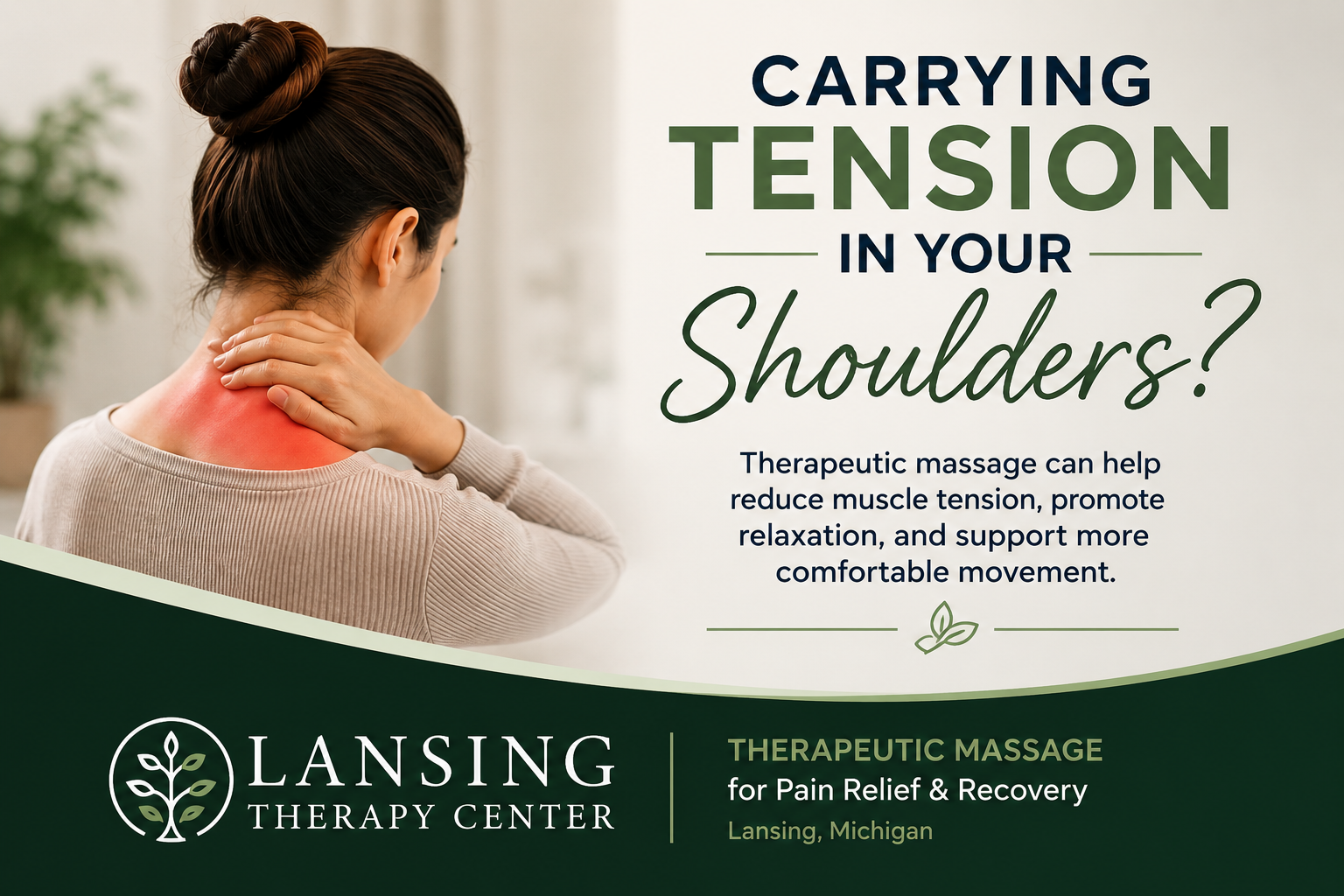 Massage for Neck & Shoulder Tension | Lansing, MI